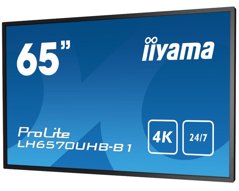 65" iiyama LH6570UHB-B1: VA, 4K UHD,Android,24/ 7 - obrázek č. 3