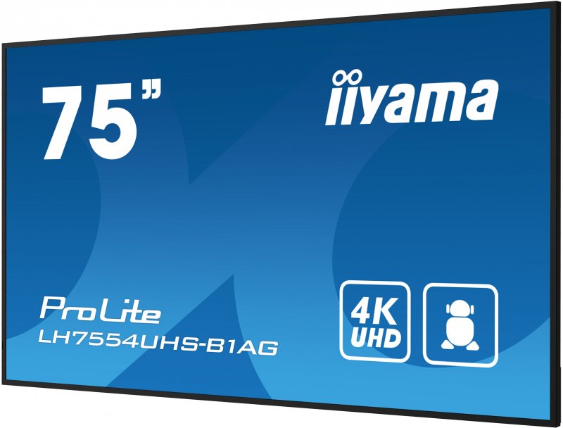 75" iiyama LH7554UHS-B1AG:IPS,4K UHD,24/ 7,Android - obrázek č. 6