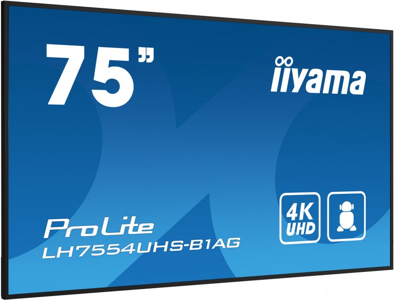 75" iiyama LH7554UHS-B1AG:IPS,4K UHD,24/ 7,Android - obrázek č. 4