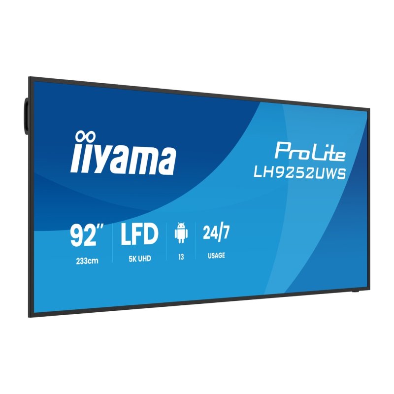 92" iiyama LH9252UWS-B1AG:VA,5K,24 / 7 - obrázek č. 1
