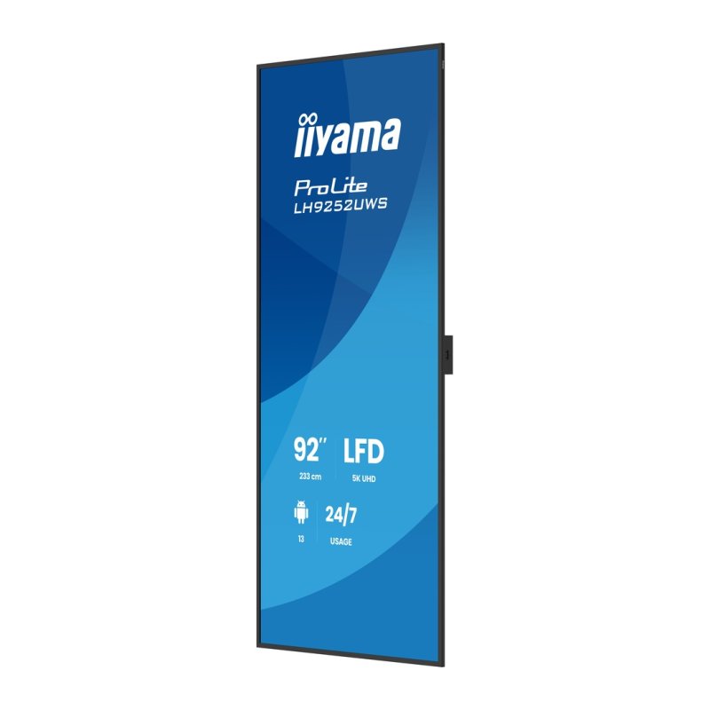 92" iiyama LH9252UWS-B1AG:VA,5K,24 / 7 - obrázek č. 11