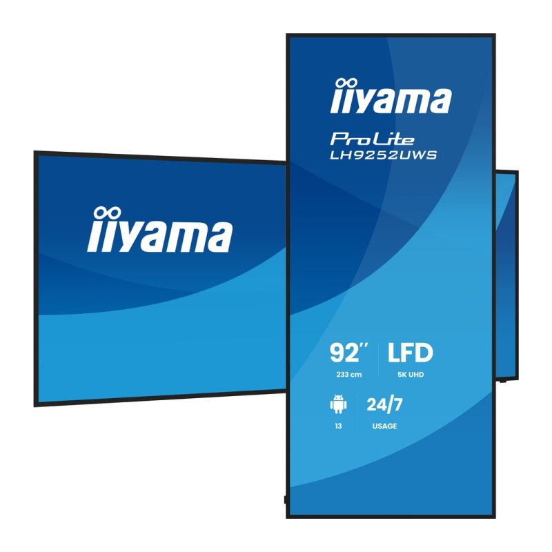 92" iiyama LH9252UWS-B1AG:VA,5K,24 / 7 - obrázek č. 16