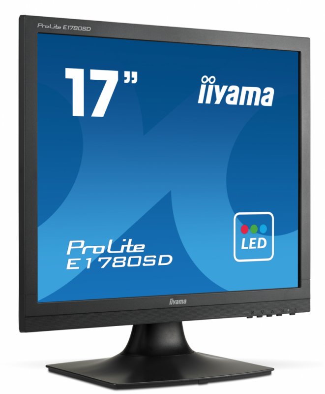 17" LCD iiyama Prolite E1780SD-B1 - SXGA,5ms,250cd/ m2,DVI,VGA,repro - obrázek č. 1
