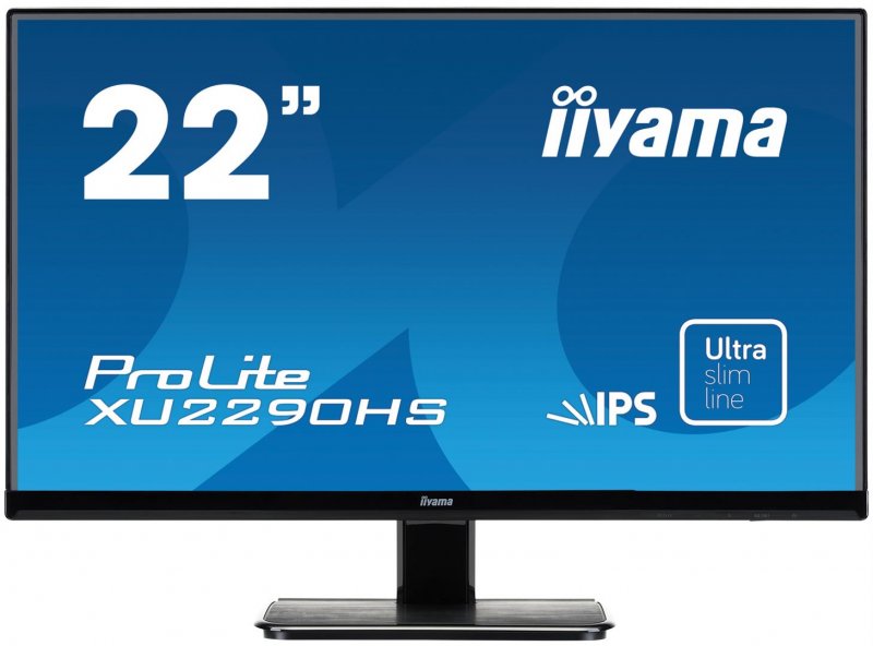 22" LCD iiyama XU2290HS-B1 - IPS, 5ms, 250cd/ m2, 1000:1 (5M:1 ACR) VGA, DVI, HDMI, repro, slim - obrázek produktu