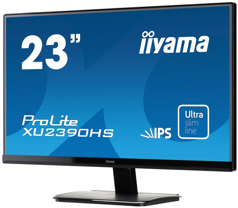 23"LCD iiyama XU2390HS - IPS, 5ms, 250cd/ m2, FullHD, VGA, HDMI, DVI, repro - obrázek č. 4