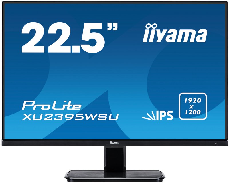 23" iiyama XU2395WSU-B1 - IPS,1920x1200,4ms,250cd/ m2, 1000:1,16:10,VGA,HDMI,DP,USB,repro. - obrázek produktu