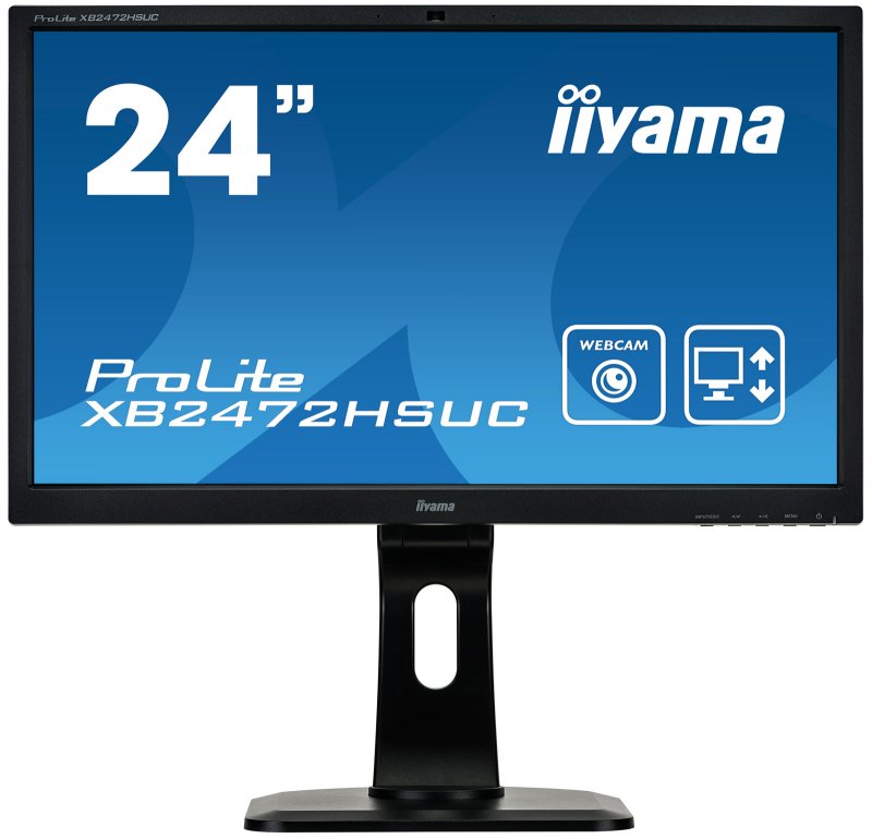 24" LCD iiyama XB2472HSUC-B1- VA,8ms,250cd/ m2,3000:1 (12M:1 ACR),repro,cam&mic,pivot,výšk.nast. - obrázek produktu