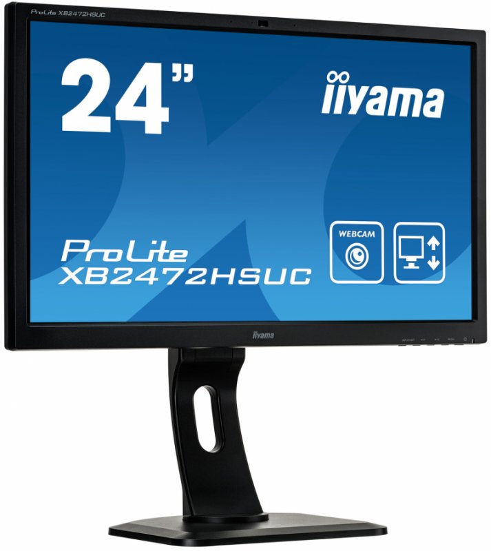 24" LCD iiyama XB2472HSUC-B1- VA,8ms,250cd/ m2,3000:1 (12M:1 ACR),repro,cam&mic,pivot,výšk.nast. - obrázek č. 3