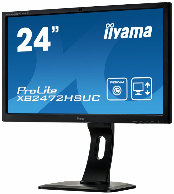 24" LCD iiyama XB2472HSUC-B1- VA,8ms,250cd/ m2,3000:1 (12M:1 ACR),repro,cam&mic,pivot,výšk.nast. - obrázek č. 5