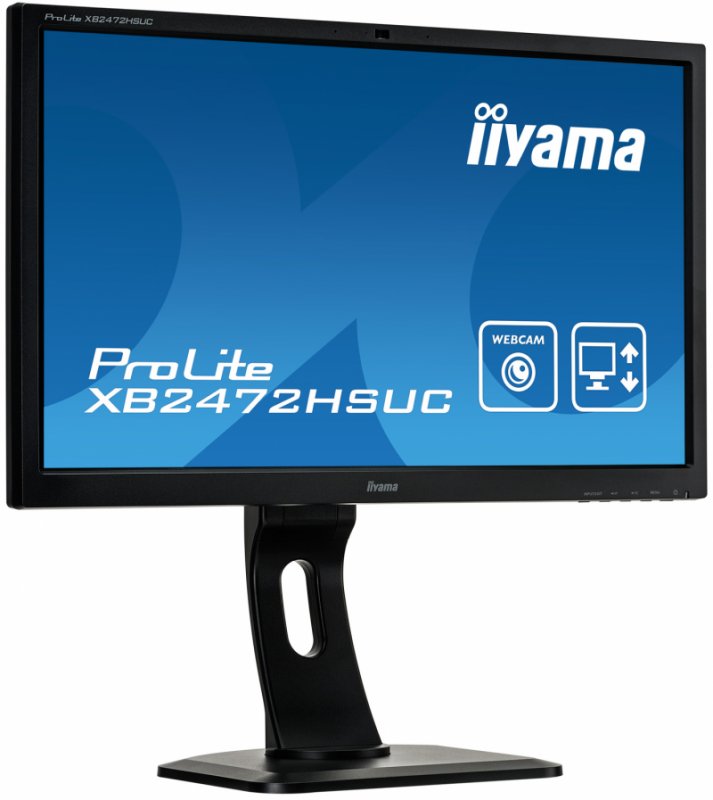 24" LCD iiyama XB2472HSUC-B1- VA,8ms,250cd/ m2,3000:1 (12M:1 ACR),repro,cam&mic,pivot,výšk.nast. - obrázek č. 4