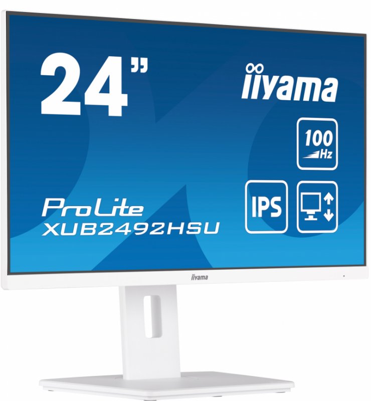iiyama ProLite/ XUB2492HSU-W6/ 23,8"/ IPS/ FHD/ 100Hz/ 0,4ms/ White/ 3R - obrázek č. 4