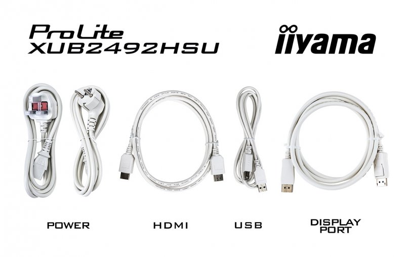 iiyama ProLite/ XUB2492HSU-W6/ 23,8"/ IPS/ FHD/ 100Hz/ 0,4ms/ White/ 3R - obrázek č. 2