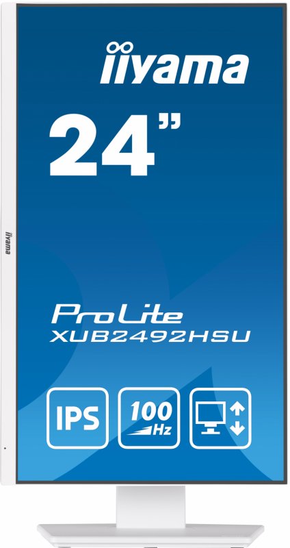 iiyama ProLite/ XUB2492HSU-W6/ 23,8"/ IPS/ FHD/ 100Hz/ 0,4ms/ White/ 3R - obrázek č. 1