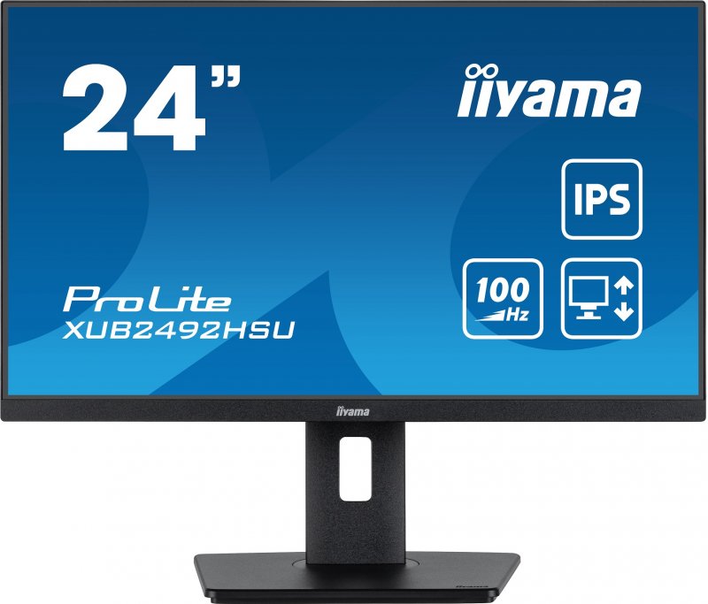 iiyama ProLite/ XUB2492HSU-B6/ 23,8"/ IPS/ FHD/ 100Hz/ 0,4ms/ Black/ 3R - obrázek produktu