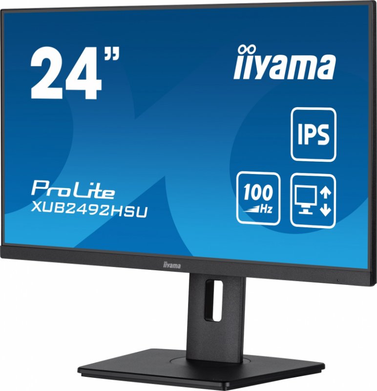 iiyama ProLite/ XUB2492HSU-B6/ 23,8"/ IPS/ FHD/ 100Hz/ 0,4ms/ Black/ 3R - obrázek č. 6