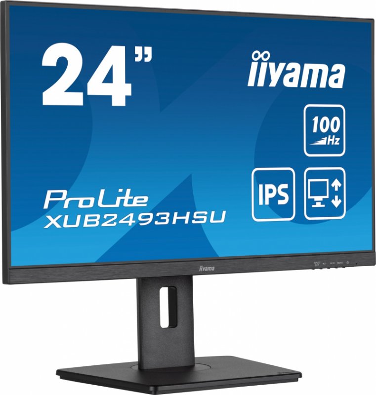 iiyama ProLite/ XUB2493HSU-B6/ 23,8"/ IPS/ FHD/ 100Hz/ 1ms/ Black/ 3R - obrázek č. 4