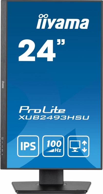 iiyama ProLite/ XUB2493HSU-B6/ 23,8"/ IPS/ FHD/ 100Hz/ 1ms/ Black/ 3R - obrázek č. 1