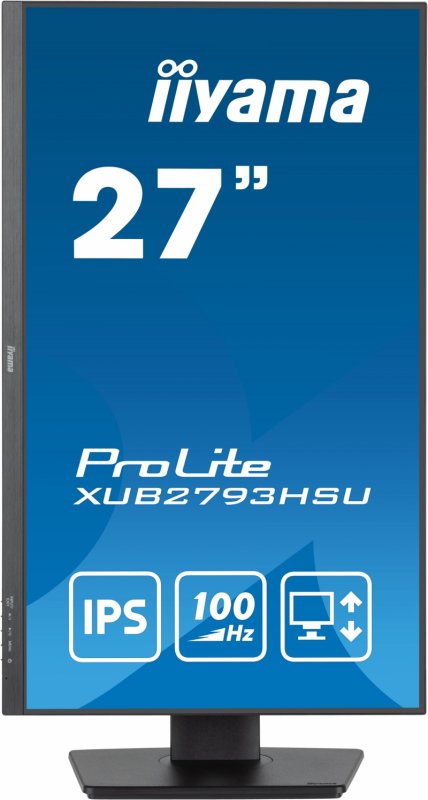iiyama ProLite/ XUB2793HSU-B6/ 27"/ IPS/ FHD/ 100Hz/ 1ms/ Black/ 3R - obrázek č. 1