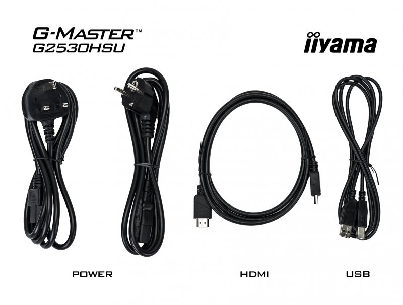 25"LCD iiyama G-Master G2530HSU-B1-FreeSync,1ms,250cd,75Hz,1000:1(12M:1ACR),USB,VGA,DP,HDMI,repro - obrázek č. 7