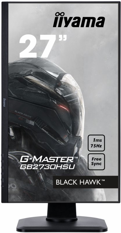 iiyama G-Master/ GB2730HSU-B1/ 27"/ TN/ FHD/ 75Hz/ 1ms/ Black/ 3R - obrázek č. 2