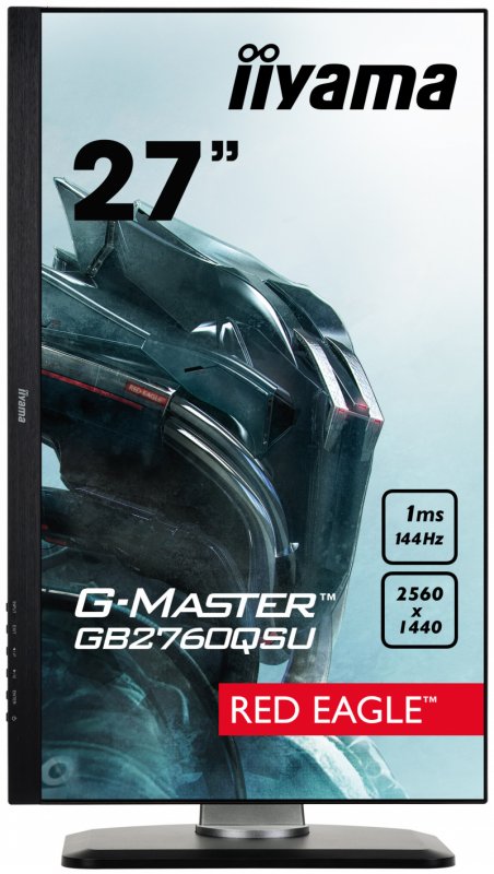 iiyama G-Master/ GB2760QSU-B1/ 27"/ TN/ QHD/ 144Hz/ 1ms/ Black/ 3R - obrázek č. 1
