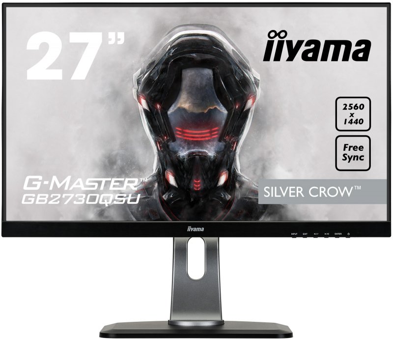 iiyama G-Master/ GB2730QSU-B1/ 27"/ TN/ QHD/ 75Hz/ 1ms/ Black/ 3R - obrázek produktu
