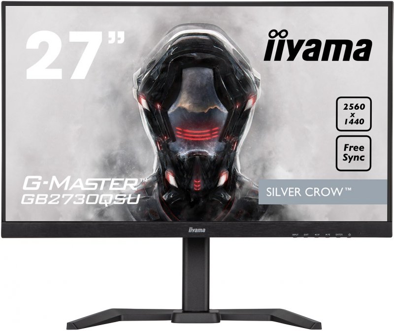 iiyama G-Master/ GB2730QSU-B5/ 27"/ TN/ QHD/ 75Hz/ 1ms/ Black/ 3R - obrázek produktu