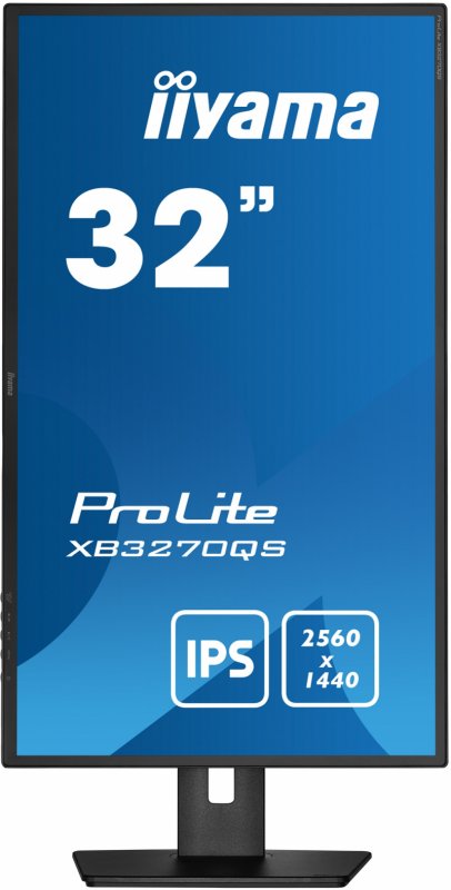 iiyama ProLite/ XB3270QS-B5/ 31,5"/ IPS/ QHD/ 60Hz/ 4ms/ Black/ 3R - obrázek č. 1