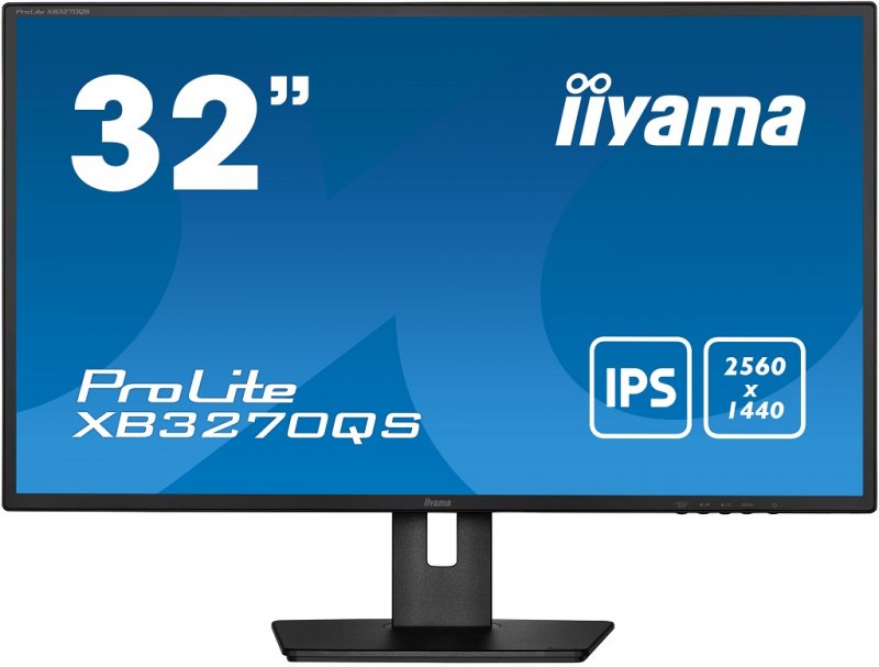 iiyama ProLite/ XB3270QS-B5/ 31,5"/ IPS/ QHD/ 60Hz/ 4ms/ Black/ 3R - obrázek produktu