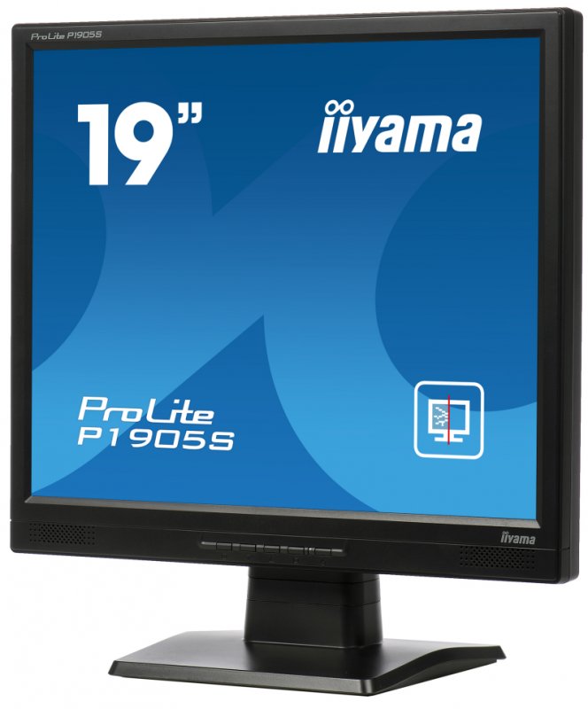 19" LCD iiyama P1905S-B2 - SXGA,5ms,250cd/ m2, VGA,DVI,repro + tvrzené sklo - obrázek č. 1