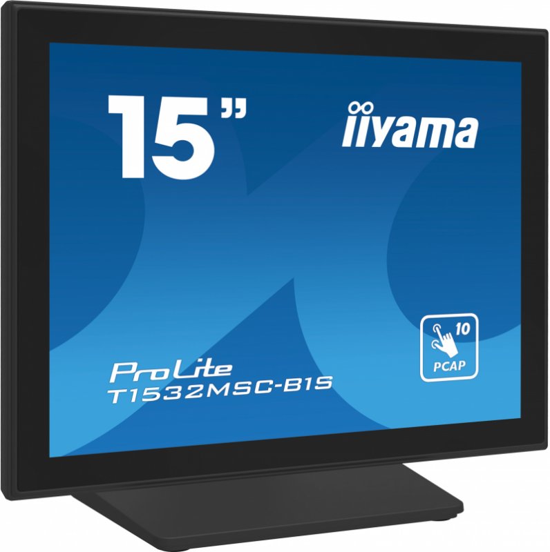 15" iiyama T1532MSC-B1S:PCAP,10P,FHD,HDMI,DP - obrázek č. 1