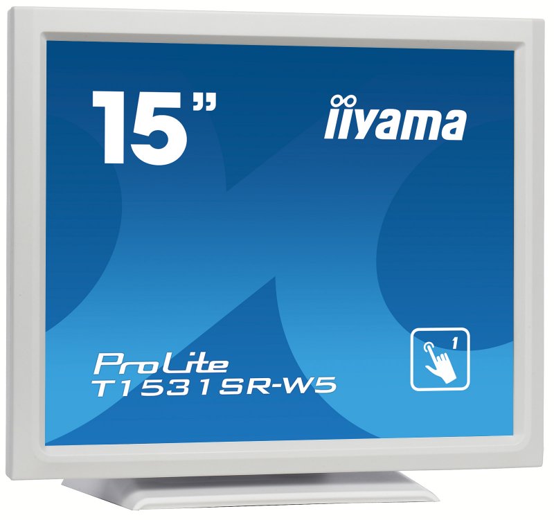 15" iiyama T1531SR-W5 - TN,1024x768,8ms,370cd/ m2, 700:1,4:3,VGA,HDMI,DP,USB,repro,výška. - obrázek č. 1