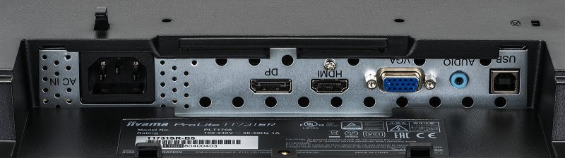 17" iiyama T1731SR-B5 - TN,SXGA,5ms,250cd/ m2, 1000:1,5:4,VGA,HDMI,DP,USB,repro. - obrázek č. 6