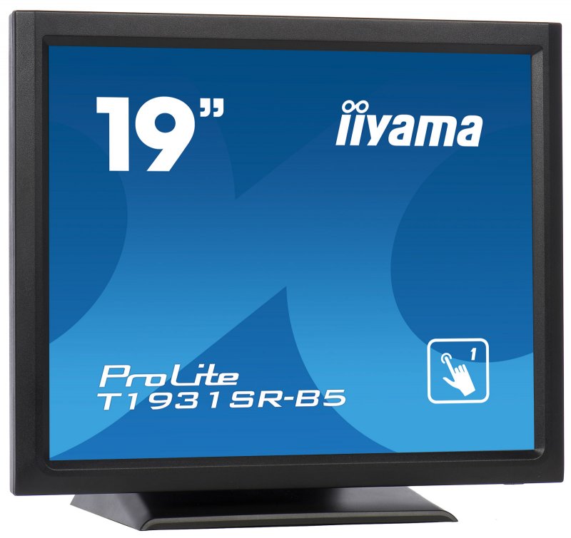 19" iiyama T1931SR-B5 - TN,SXGA,5ms,250cd/ m2, 1000:1,5:4,VGA,HDMI,DP,USB,repro,výška. - obrázek produktu