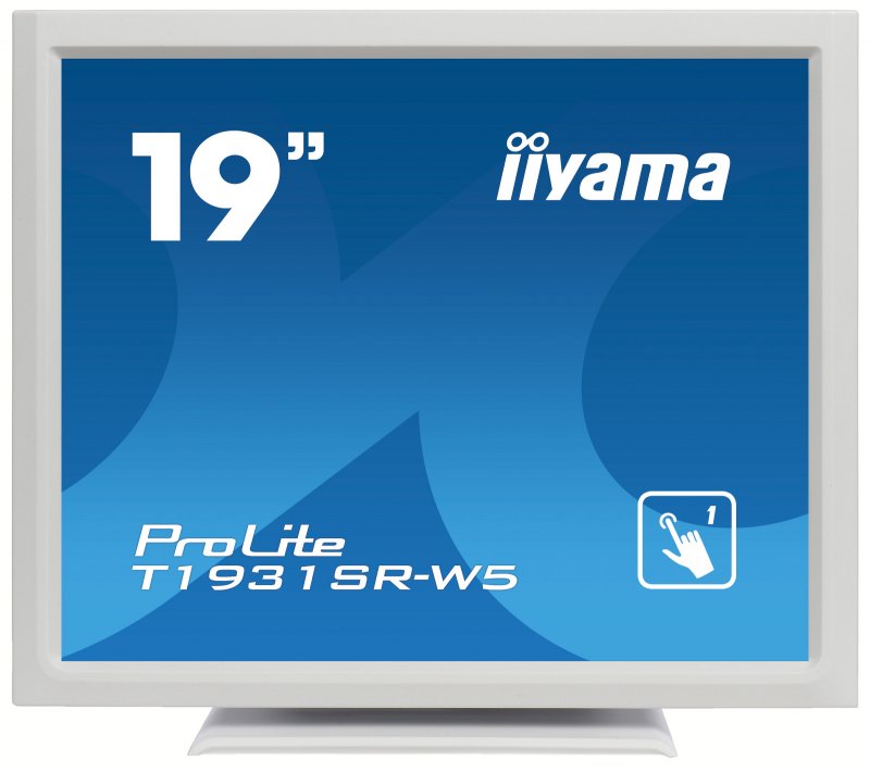 19" iiyama T1931SR-W5 - TN,SXGA,5ms,250cd/ m2, 1000:1,5:4,VGA,HDMI,DP,USB,repro,výška. - obrázek produktu