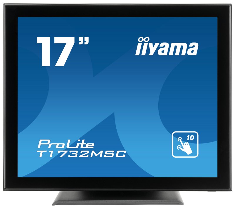 17" iiyama T1732MSC-B5X - TN,SXGA,5ms,250cd/ m2, 1000:1,5:4,VGA,HDMI,DP,USB,repro. - obrázek produktu