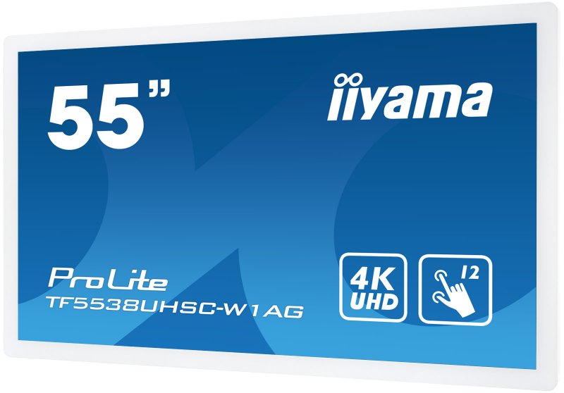 55" iiyama TF5538UHSC-W1AG - OpenFrame,IPS,4K UHD,8ms,500cd/ m2, 1000:1,16:9,VGA,HDMI,DP,DVI,USB,repr - obrázek č. 2