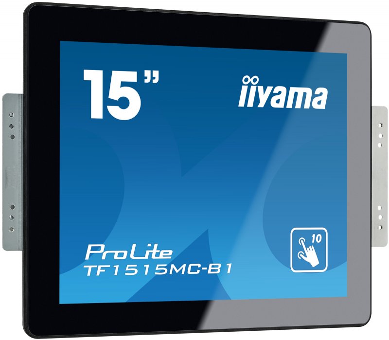 15" iiyama TF1515MC-B1 - TN,1024x768,8ms,300cd/ m2, 800:1,4:3,VGA,HDMI,DP,USB - obrázek č. 1
