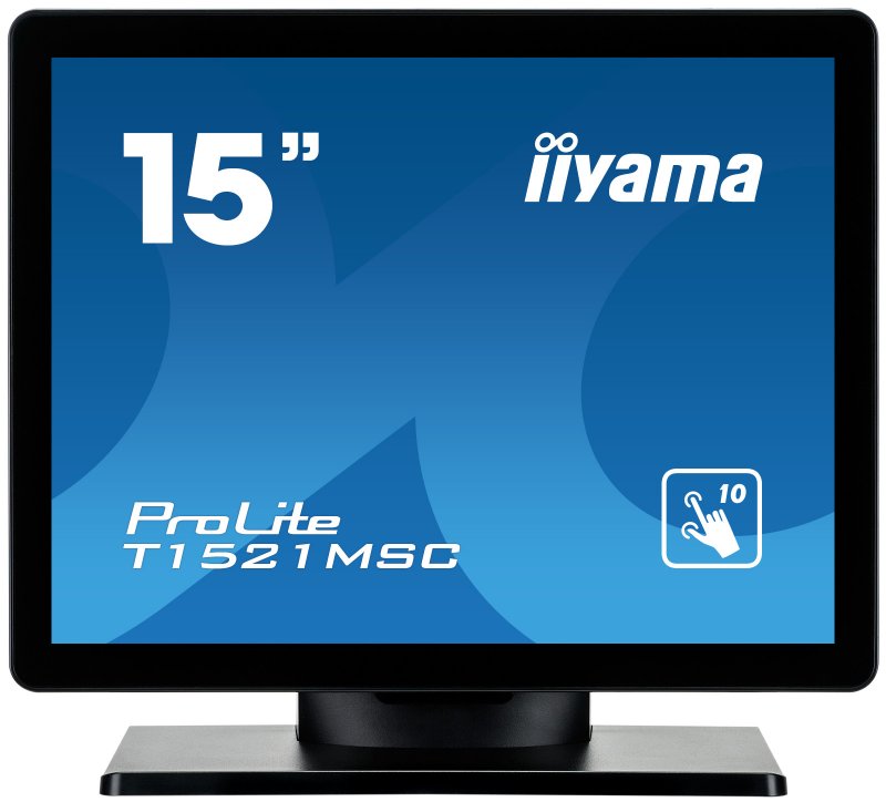 15" LCD iiyama T1521MSC-B1 -8ms,800:1,350cd,repro - obrázek produktu