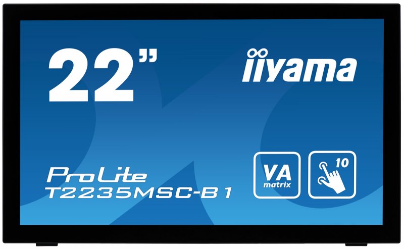 22" LCD iiyama T2235MSC-B1 -VA,6ms,3000:1,repro - obrázek produktu