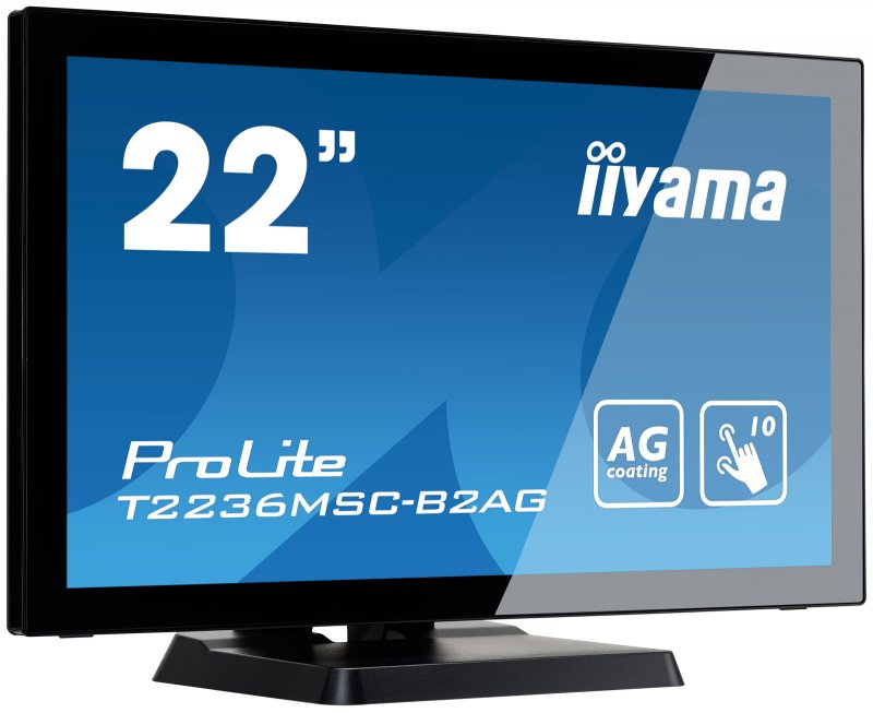 22" LCD iiyama T2236MSC-B2AG - multidotekový, FullHD, AMVA, kapacitní, USB - obrázek č. 1