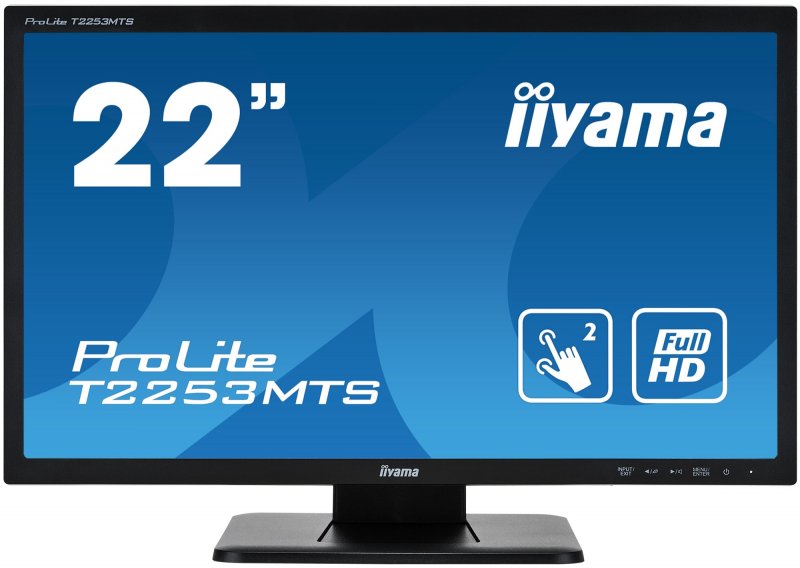 22" iiyama T2253MTS-B1 - TN, FullHd, 2ms, 250cd/ m2, VGA, HDMI, DVI, USB - obrázek produktu