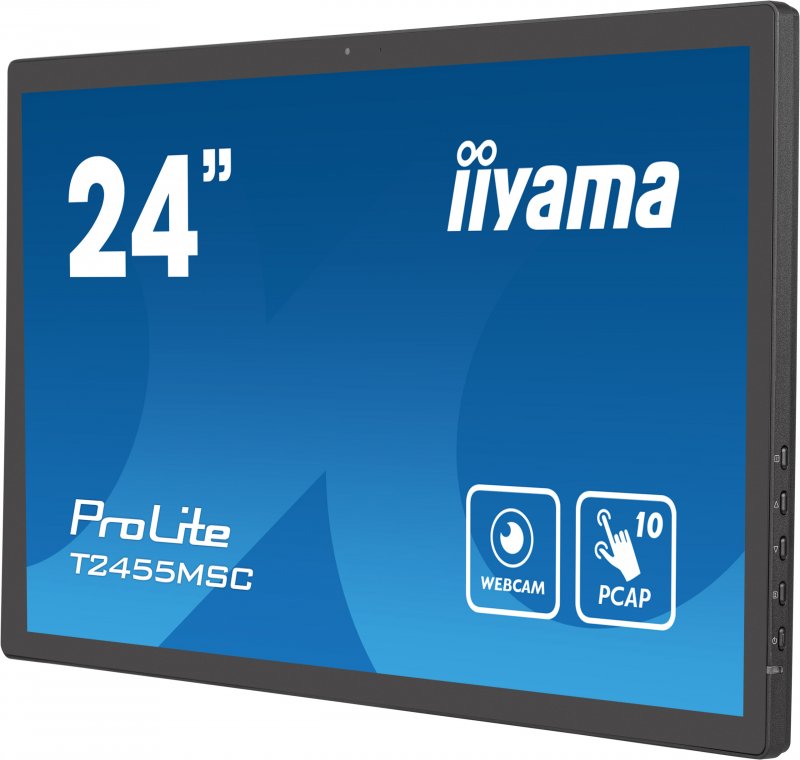 24" LCD iiyama T2455MSC-B1:IPS,FHD,P-CAP,HDMI - obrázek č. 1