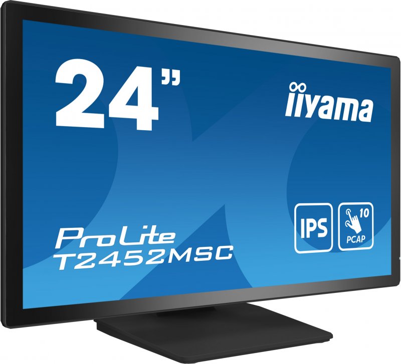 24" LCD iiyama T2452MSC-B1:PCAP,IPS,FHD,HDMI - obrázek č. 1
