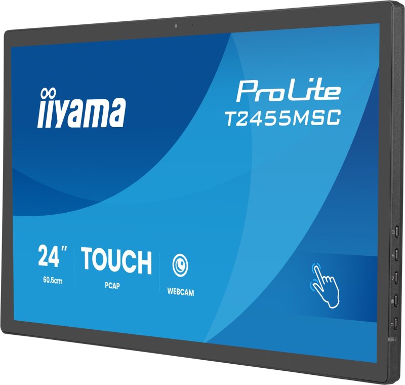 24" LCD iiyama T2455MSC-B2:IPS,FHD,P-CAP,HDMI - obrázek č. 2