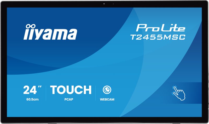 24" LCD iiyama T2455MSC-B2:IPS,FHD,P-CAP,HDMI - obrázek produktu