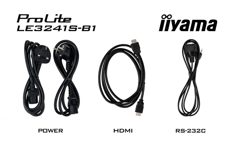 32" LCD iiyama LE3241S-B1: IPS,FHD,HDMI,LAN,repro - obrázek č. 3