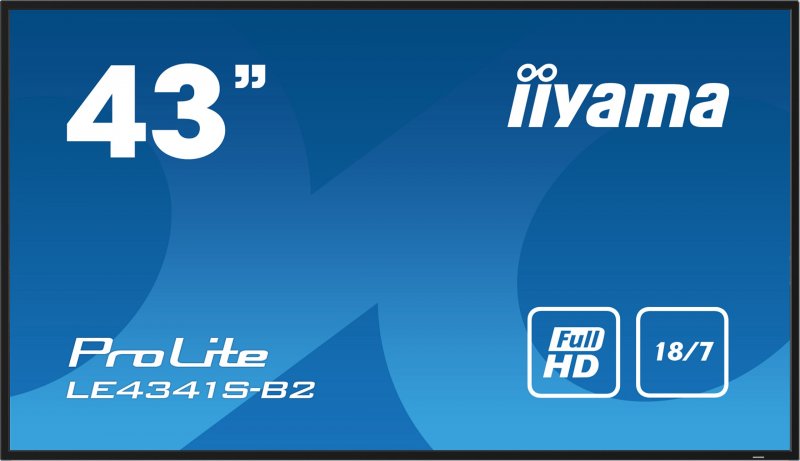 43" iiyama LE4341S-B2: IPS,FHD,3xHDMI,LAN,USB - obrázek produktu