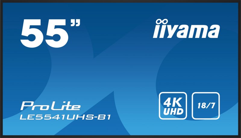 55" iiyama LE5541UHS-B1: IPS,4K UHD,18/ 7,RJ45,HDMI - obrázek produktu