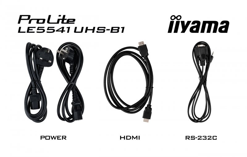 55" iiyama LE5541UHS-B1: IPS,4K UHD,18/ 7,RJ45,HDMI - obrázek č. 3